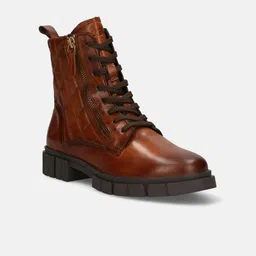 BAGATT Fiona Women Platform-Heeled Leather Regular Boots-42