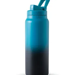 UMAI Teal & Black Stainless Steel Wall Vacuum Water Bottle 900 ml-38