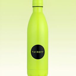 CLAY CRAFT Green & Black Printed Double Wall Vacuum Screw Cap Water Bottle-95