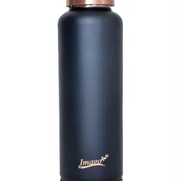 IMAGO Black Brand Logo Printed Copper Water Bottle 1L-image-92
