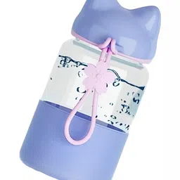 WELOUR Purple Glass Water Bottle 340 ml-12