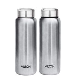 Milton Set of 2 Silver Aqua 750 Stainless Steel Bottle 750 ml Each-83