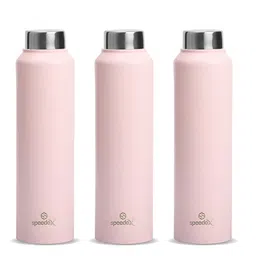 Speedex Pink & Silver-Toned 3 Pieces Stainless Steel Leakproof Water Bottle 1 L-image-80