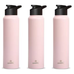 Speedex Pink Set of 3 Stainless Steel Water Bottle-image-91