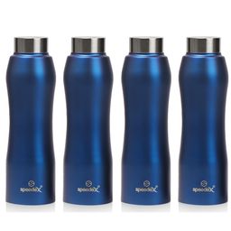 Speedex Blue Set of 4 Stainless Steel Water Bottle-image-46
