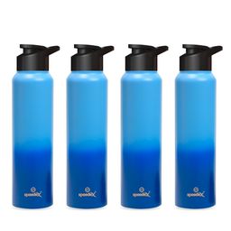 Speedex Blue Set of 4 Stainless Steel Water Bottle-image-19