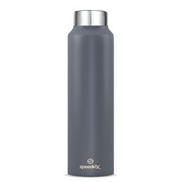 Speedex Grey and Silver-Toned Stainless Steel Water Bottle 1L-image-5