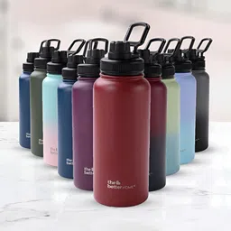 The Better Home Maroon Stainless Steel Water Bottle 1 Litre-47