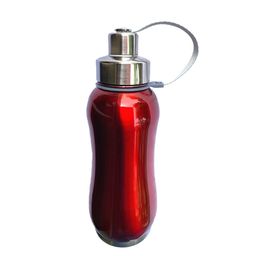 Kuber Industries Maroon Set of 2 Solid Water Bottle With Strainer image 2