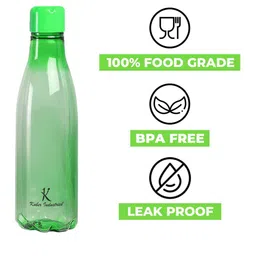 Kuber Industries Set of 4 BPA Free Round Plain Plastic Refrigerator Bottles image 5