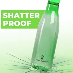 Kuber Industries Set of 4 BPA Free Round Plain Plastic Refrigerator Bottles image 3