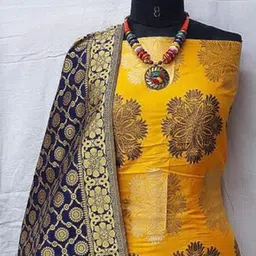 KALINI Pure Silk Unstitched Dress Material-image-37