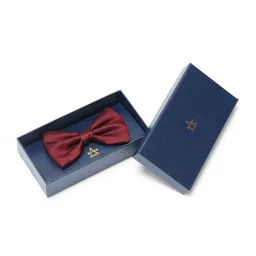 Arrow Men Woven Design Bow Tie-image-21