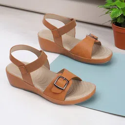 Carlton London Buckle Detailed Comfort Heels-40