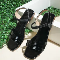 SAPATOS Strappy Backstrap Open Toe Flats-16