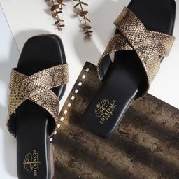 Sole Saga Women Open Toe Flats with Bows-41