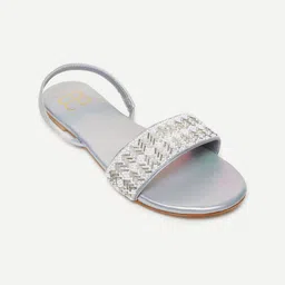 GLAM STORY Women Ethnic Open Toe Flats with Bows-image-38