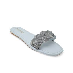 Thread Stories Women Embellished Open Toe Flats with Bows-23