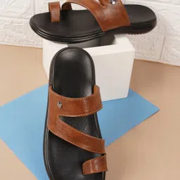 SAPATOS Men Textured Comfort Sandals-image-18