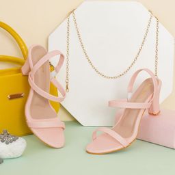 FABBHUE Open Toe Block Heels-2