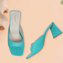 MEHNAM Open Toe Block Heels-58