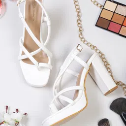 Bruno Manetti PU Block Pumps with Bows-17