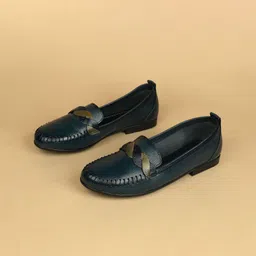 Ozuri Embellished Leather Block Pumps with Bows-45