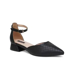 Sherrif Shoes Textured Block Heel Mules image 2