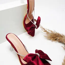 Try Me Embellished Open Toe Suede Stiletto Heels-23