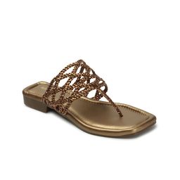 Anouk Textured Open Toe Flats image 5
