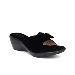 FABBHUE Open Toe Flats with Bows image 2