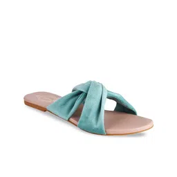Shoetopia Girls Printed Open Toe Flats with Bows image 3