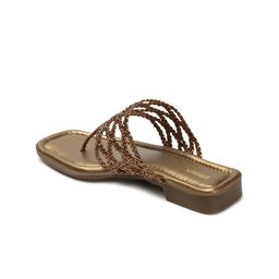 Anouk Textured Open Toe Flats image 3