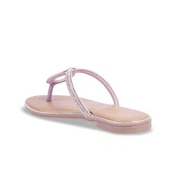 Shoetopia Embellished Open Toe Flats image 5