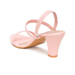 FABBHUE Open Toe Block Heels image 2