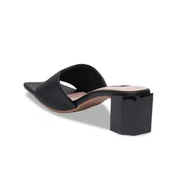 Sherrif Shoes Textured Block Heels image 4