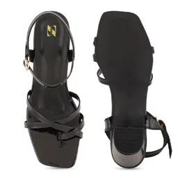 ZENVO Open Toe Block Heels image 5