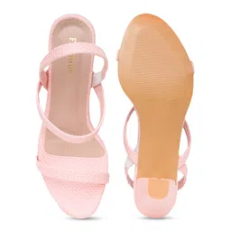 FABBHUE Open Toe Block Heels image 4