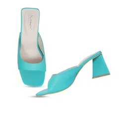 MEHNAM Open Toe Block Heels image 3