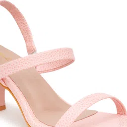 FABBHUE Open Toe Block Heels image 5