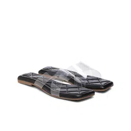 GNIST Cross-Strap Open Toe Flats image 4