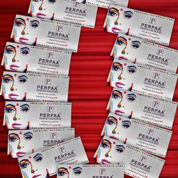 PERPAA Red Velvet Kumkum Bindi Box with 15 Flaps - Size 6 image 1