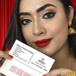 PERPAA Red Velvet Kumkum Bindi Box with 15 Flaps - Size 11 image 5