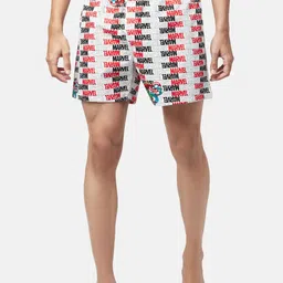 Ajile by Pantaloons Men Red & White Marvel Printed Pure Cotton Boxers-picture-21