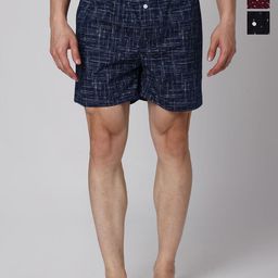 URBAN SCOTTISH Pack Of 3 Printed Cotton Boxers USBX2458-picture-36