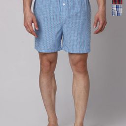 URBAN SCOTTISH Pack Of 3 Checked Cotton Boxers USBX2471-image-73