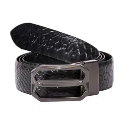 Sassora Men Textured Leather Reversible Belt-image-42