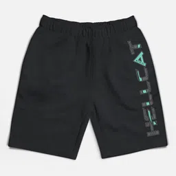 HELLCAT Boys Typography Printed Shorts-0