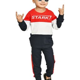 BAESD Boys Colourblocked T-shirt with Trousers-image-103