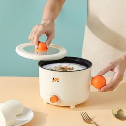 Krupaksh Compact Portable Multifunction Electric Cooker With Even Heating Technology For Effort Saving Noodle Cooker Heating Pot and 2 Level Fire Power Easy To Clean Safe Cooking (1Pcs) image 5